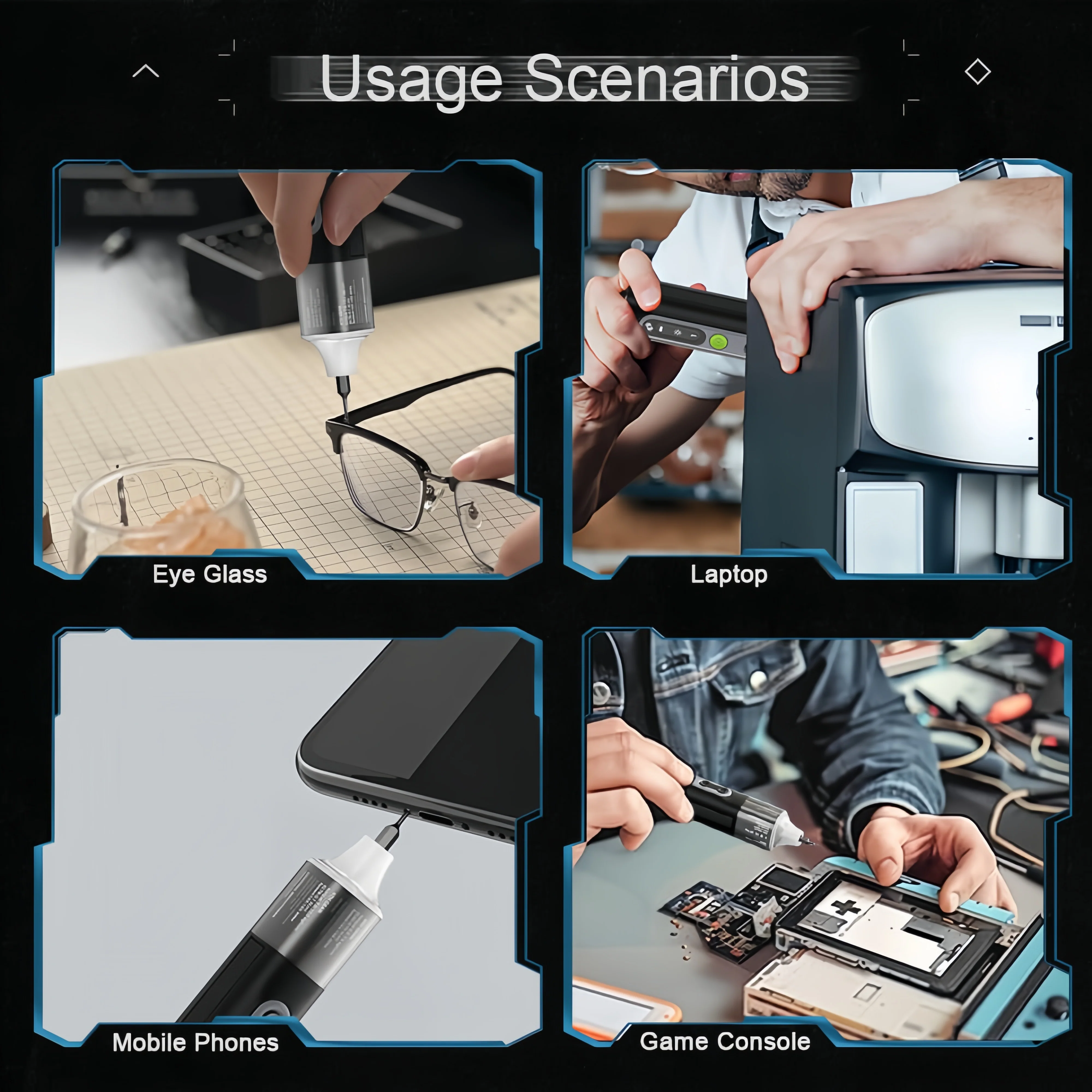 Hanboost 35 In 1 Precision Electric Screwdriver Set for PC, Phone, Camera, Laptop, Watch, and Drone Repairs - Image 6