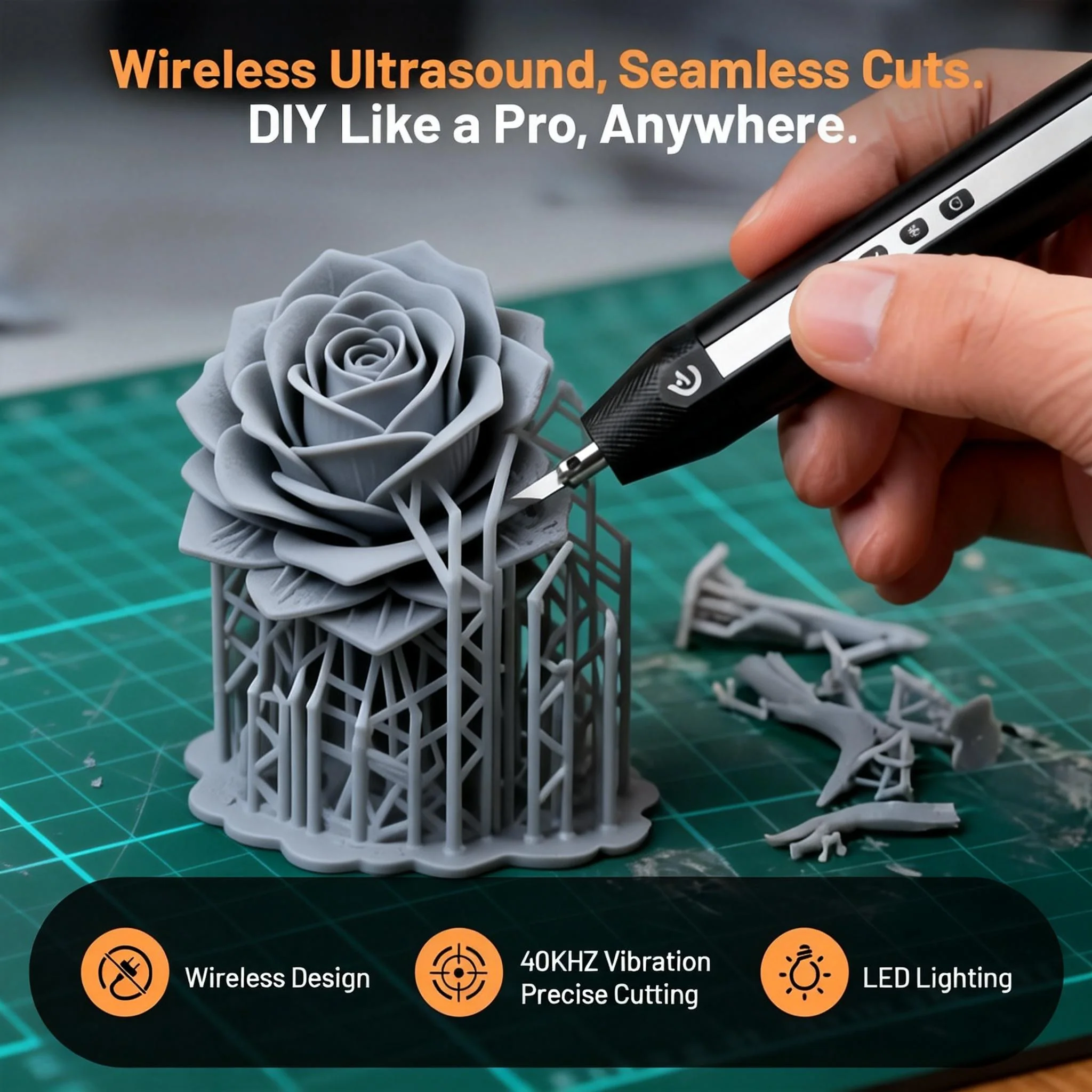 Hanboost® C1 Ultrasonic Cutter - The Ultimate Tool for Makers - Image 3