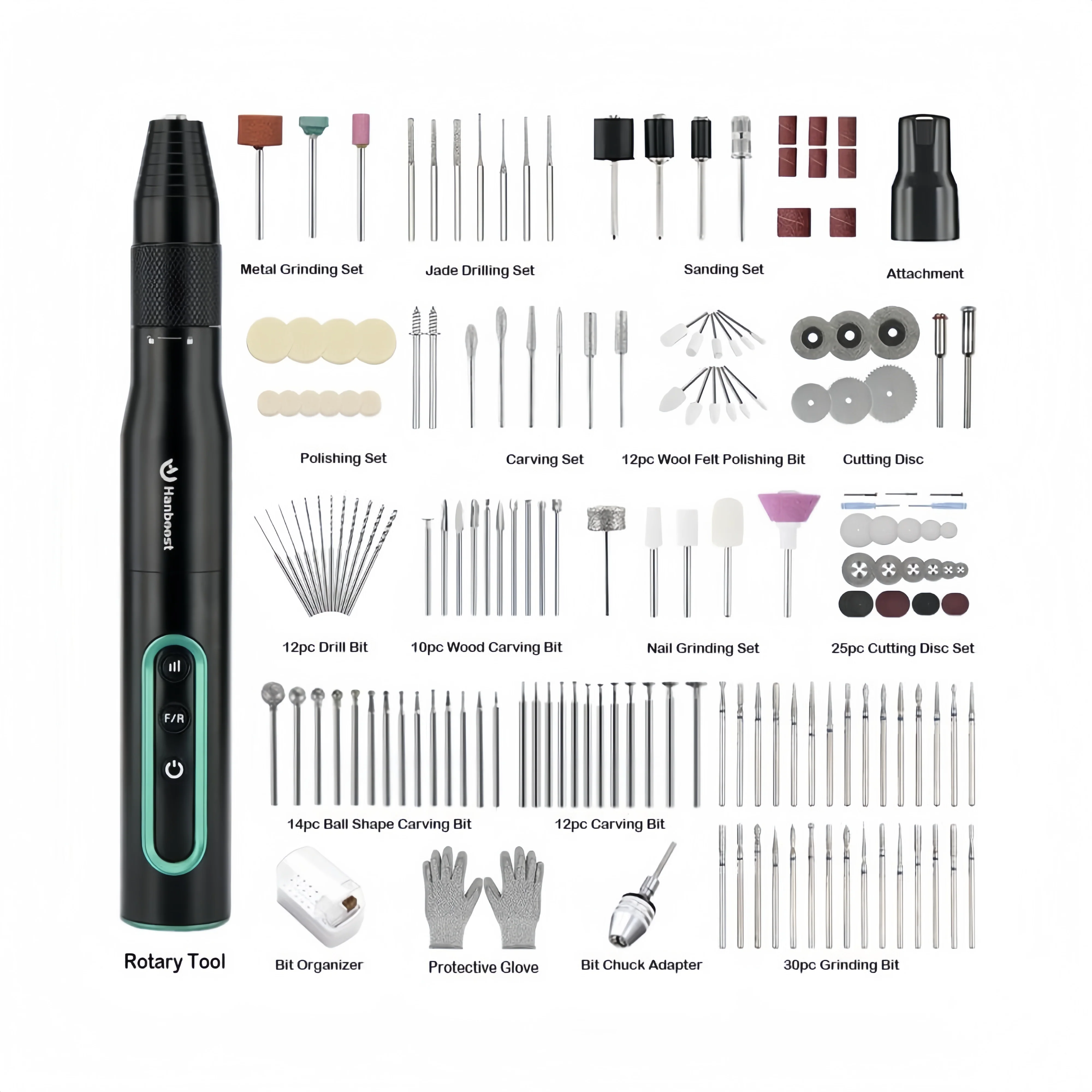 Hanboost® S2 Electric Cordless Rotary Tool Kits for DIY Maker & Craftsmen - Image 10