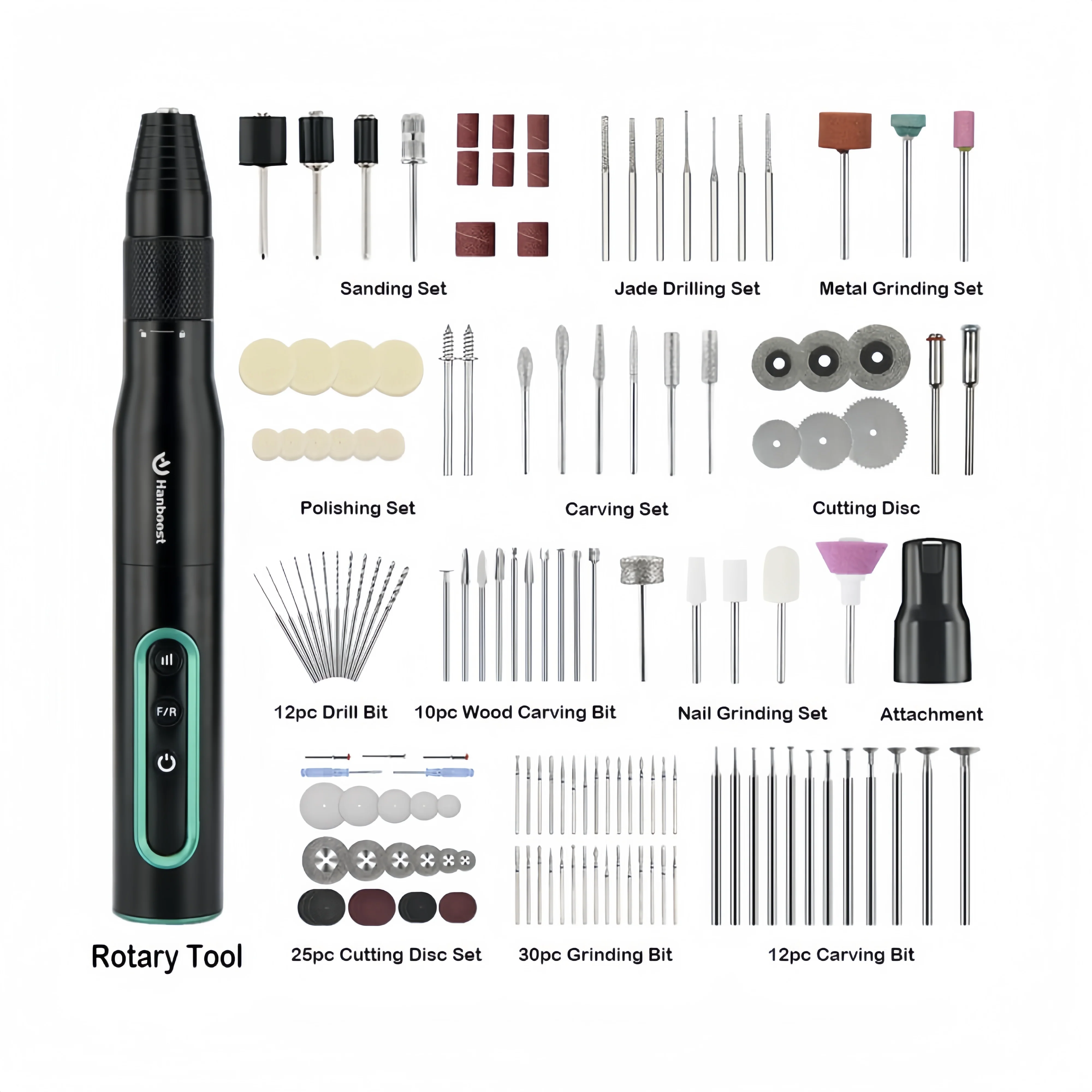 Hanboost® S2 Electric Cordless Rotary Tool Kits for DIY Maker & Craftsmen - Image 11