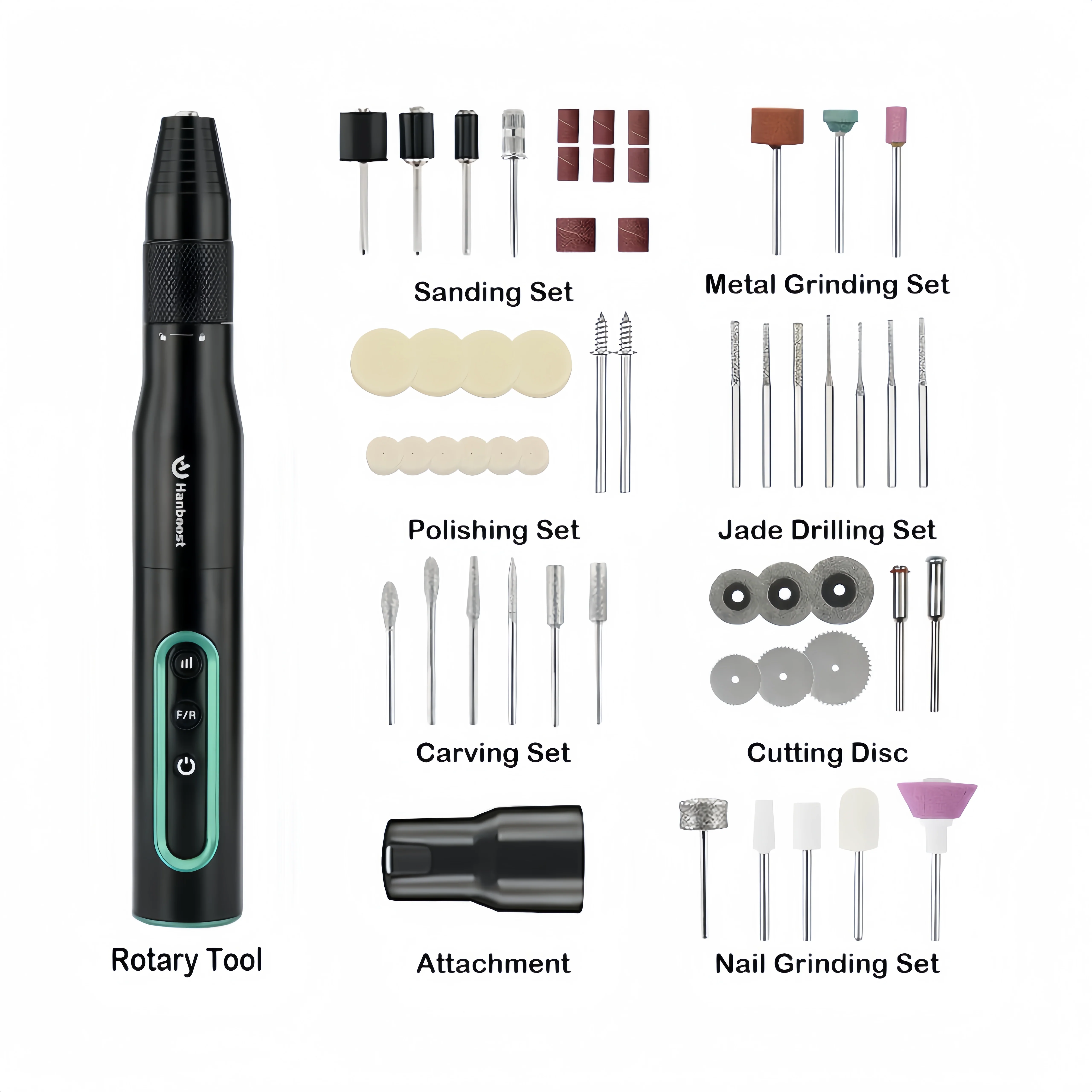 Hanboost® S2 Electric Cordless Rotary Tool Kits for DIY Maker & Craftsmen - Image 8
