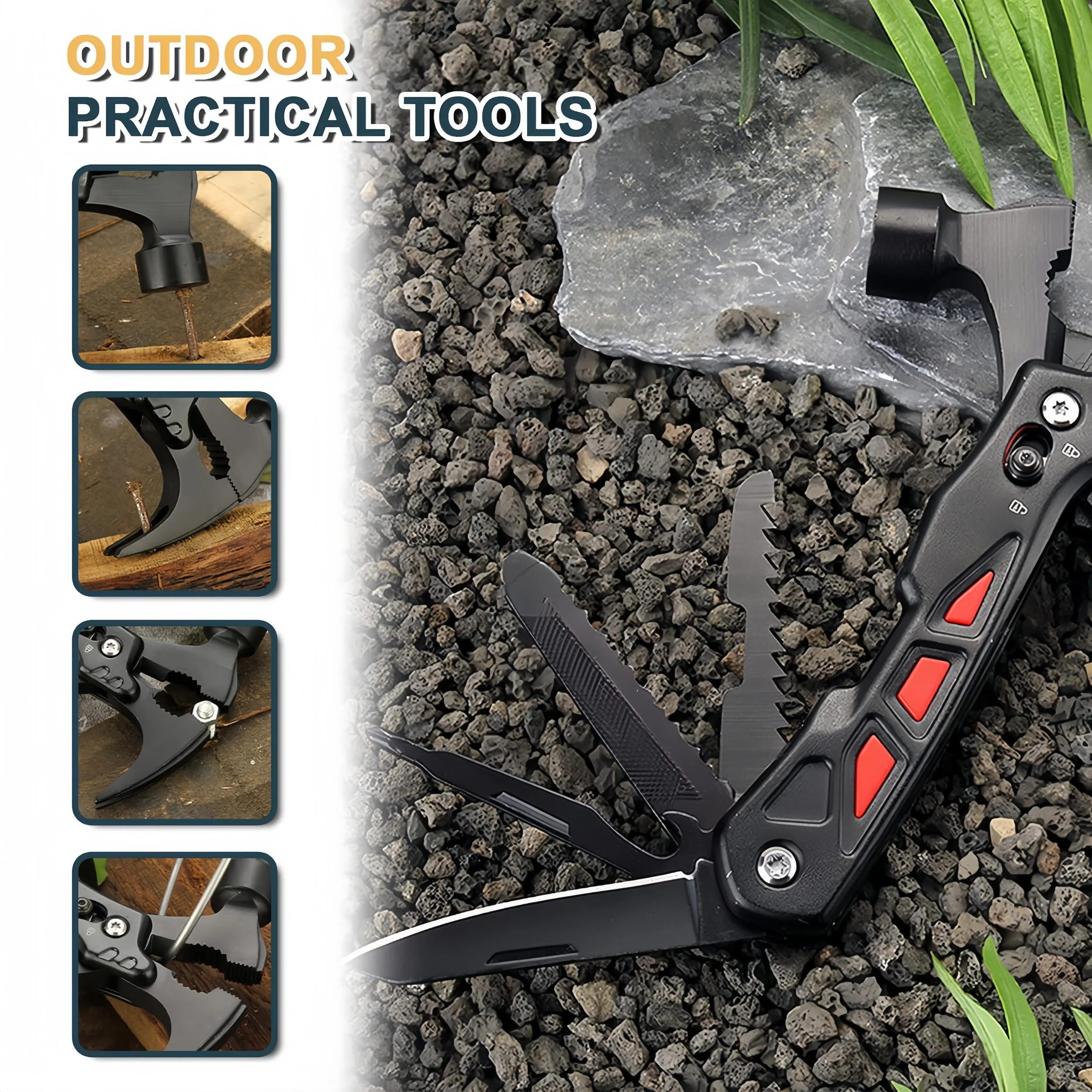 MakerJoy H1 Multi Tool Hammer 12 in 1 with Safety Lock - Image 5