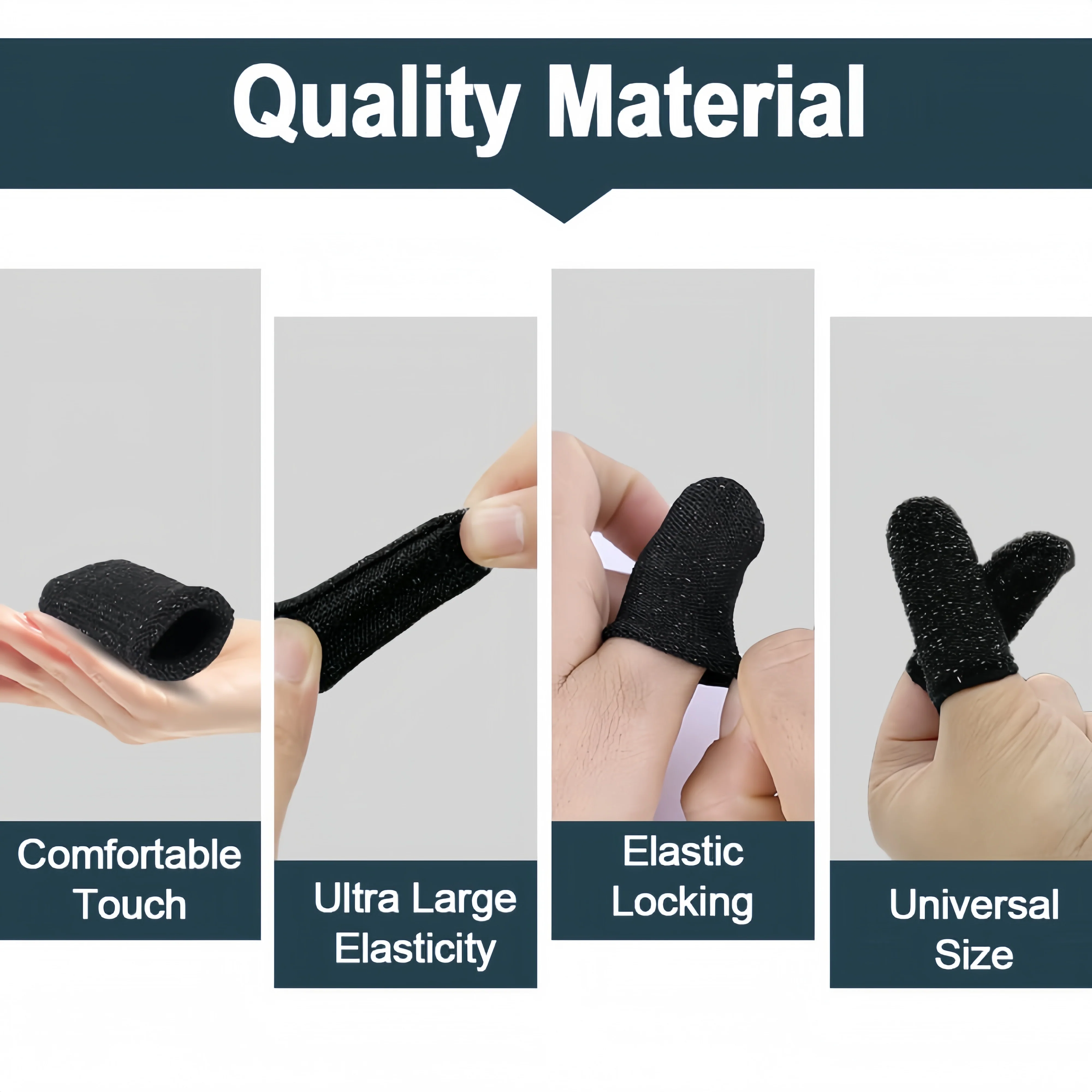MakerJoy Cut Resistant Finger Sleeve Protectors for Cutting Task - Image 3